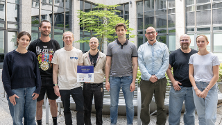 SQC, News: Quantenort Mitarbeiterinnen und Mitarbeiter von Fraunhofer FOKUS mit einer Auszeichnung